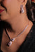 Ammaira's AD Rose Gold Snake Style Necklace Set