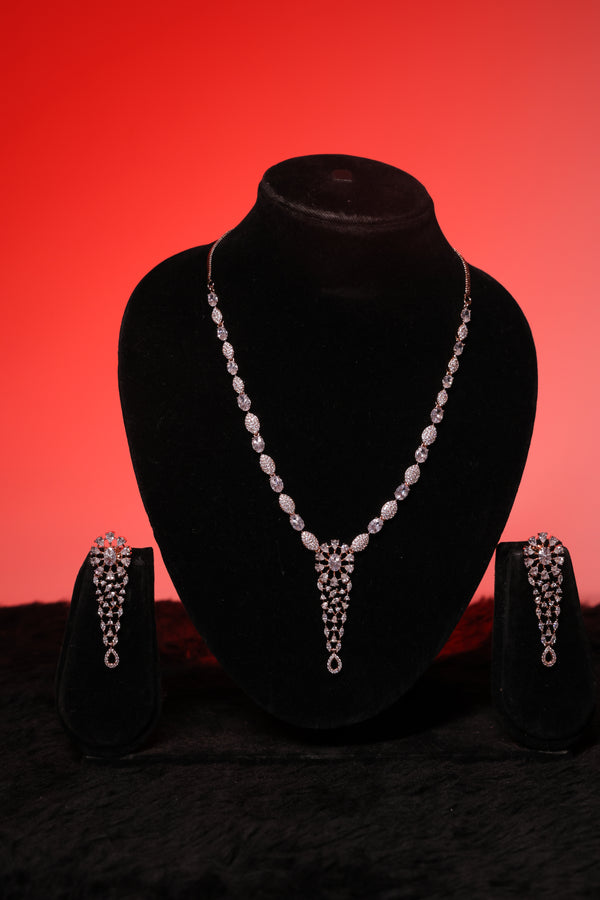 AD Rose Gold Necklace Set