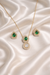 Ammaira Carat Polish Polki Pendant Set – Premium Designer Earrings Set