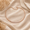 Ammaira Jewelz Celestia AD CZ Rose Gold Hasli Necklace