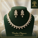 Ammaira's Timeless Royal Kundan Polki Necklace Set