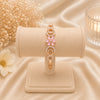 Baby Pink Stone Floral Bracelet for Women