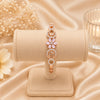 Baby Pink Stone Floral Bracelet for Women
