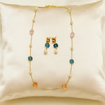 Ammaira's Fancy High Gold Polish Crystal Mala Chic Set