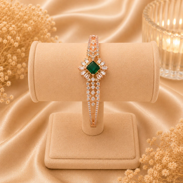 Emerald American Diamond Bracelet for Women