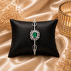 Emerald Stone American Diamond Bracelet for women