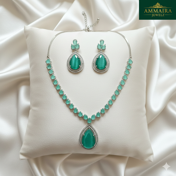 Ammaira's Luminous Teal Teardrop Ocean - Mist Set.
