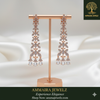 Ammaira's BLOSSOM CASCADE DROPS: Floral Diamond Chandelier Earrings