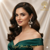 Ammaira's REGAL JHUMKA SPARKLE: Cascading Bell Chandelier Earrings