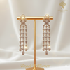 Ammaira's REGAL BRILLIANCE: Cascading Diamond Chain Chandelier Drops