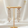 Ammaira's REGAL BRILLIANCE: Cascading Diamond Chain Chandelier Drops