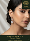 Ammaira's Dazzling Diamond-Cut Teardrop Earrings