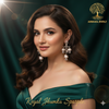 Ammaira's REGAL JHUMKA SPARKLE: Cascading Bell Chandelier Earrings