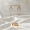 Ammaira's ETHEREAL TASSEL: Diamond Fringe Chandelier Drops