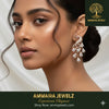 Ammaira's The Mayura Dance Drops: Rose Gold Peacock Statement Earrings - Ammaira Jewelz