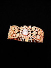 Ammaira’s Rose Gold Plated AAA AD Zirconia Openable Bracelet