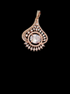 Ammaira’s Rose Gold Plated Tear-Drop AAA AD Zirconia Pendant Set