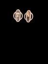 Ammaira’s Rose Gold Plated Contemporary AAA AD Zirconia Pendant Set