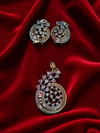 ✨ Ammaira's Gold Plated AAA AD Zirconia Pendant Set ✨