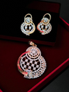 ✨ Ammaira's Rose Gold Plated AAA AD Zirconia Pendant Set ✨