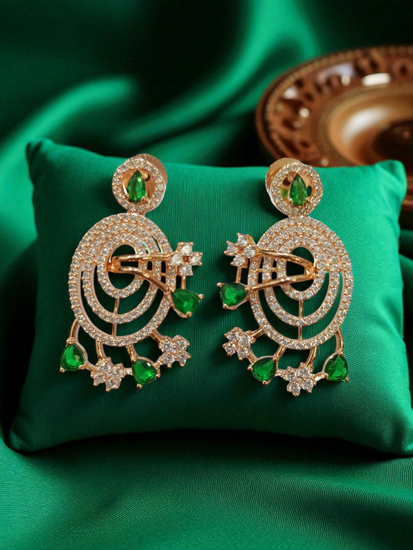 ✨ Ammaira’s Rose Gold Plated AAA AD Zirconia Pendant Set ✨