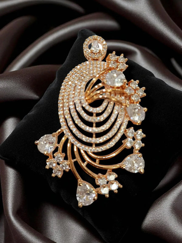 ✨ Ammaira’s Rose Gold Plated AAA AD Zirconia Pendant Set ✨ - Ammaira Jewelz