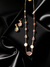 Premium High Gold Fancy Crystal Mala with Elegant Earrings
