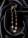 Premium High Gold Fancy Crystal Mala with Elegant Earrings