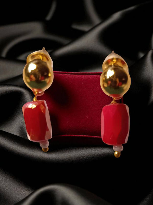 Premium High Gold Fancy Crystal Mala withEarrings