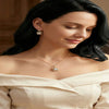 Ammaira's Rose Gold-Tone Square Halo Solitaire Set - Ammaira Jewelz