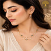 Prism Royale Dual-Layer Gold Crystal & Pearl Mala Set