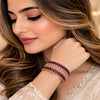 Purple Stone Designer Kada for Women
