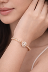Rose Gold Oval Diamond Bracelet | Ammaira Jewelz
