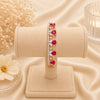 Ruby Red Stone American Diamond Bracelet for Women