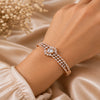 White Stone American Diamond Bracelet for Women