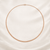 Rose Gold Chain Hasli | Minimal Jewellery