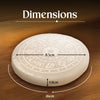 Premium Selenite Charging Plate – Natural Crystal Cleansing & Healing Stone for Energy, Meditation