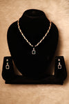 AD Rose Gold Pendant Necklace Set