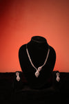 Ammaira's AD Rose Gold Snake Style Necklace Set