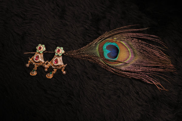 Traditional Triple layer Brass Base Necklace Set