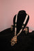 Traditional Brass Base Meena Work Necklace Set