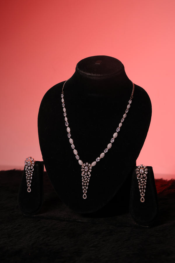AD Rose Gold Necklace Set