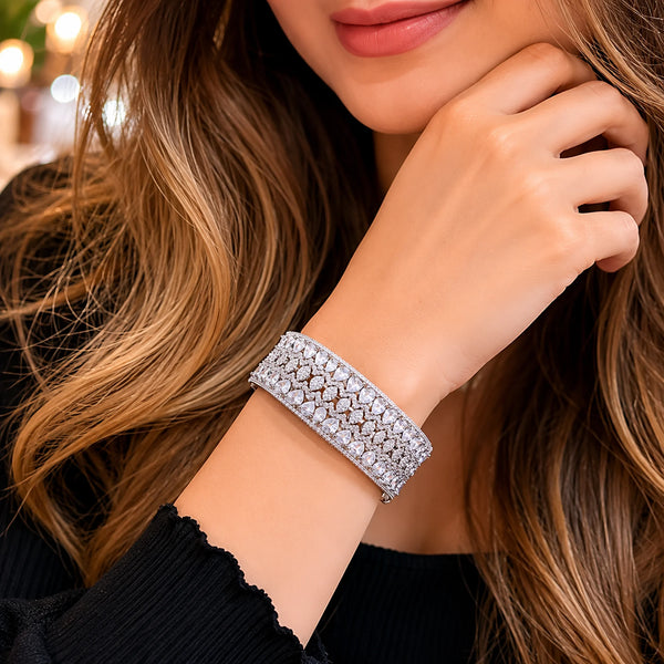 American Diamond Kada Bracelet for Women