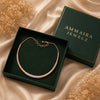 Ammaira Jewelz Celestia AD CZ Rose Gold Hasli Necklace