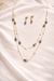 Ammaira Prism Royale Dual-Layer Gold Crystal & Pearl Mala Set
