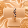 Blue Stone American Diamond Bracelet for Women