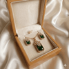 Emerald Green Rose Gold Pendant Set | Ammaira Jewelz Ammaira Jewelz