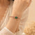 Emerald Green Stone Bracelet for Women
