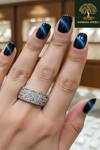 Ammaira's Dazzling Pavé Dome Ring