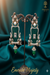 Ammaira's Emerald Majesty: Regal Chandelier & Pearl Drops